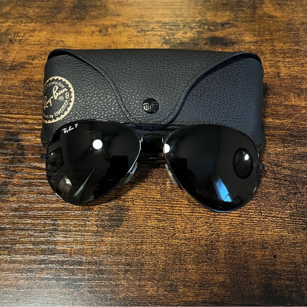 🖤❤️‍🔥 100% Authentic Ray-Ban Aviator Sunglasses, Polarized
